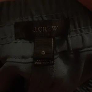 J Crew 0 polyester scalloped trendy preppy chino shorts thumbnail 3