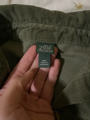 Wild Fable Top Green Button-Up thumbnail 3