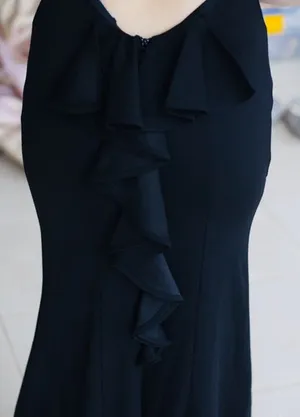 Black Fitted Prom Dress Size 2 thumbnail 5