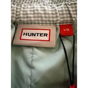 Hunter Gingham‎ Bubble Hem Midi Skirt in Surf Spray Large NWT thumbnail 7