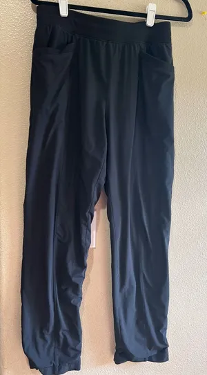 T by‎ Talbots Black Pull-On Pants with Ribbed Waistband Black size Small thumbnail 1