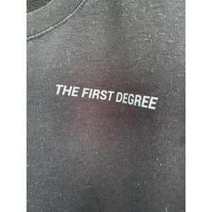 Gildan The First Degree Podcast Black Crewneck Pullover Size Medium thumbnail 4