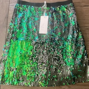 Lucy Paris Green & black Sequin mermaid scales skirt mermaid core 🧜‍♀️ thumbnail 2