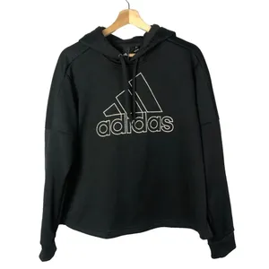 Adidas‎ Black Team Issue Logo Pullover Athletic Sweatshirt L thumbnail 2