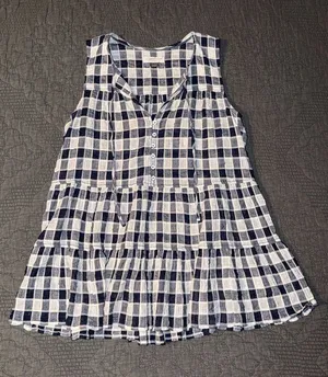 Pilcro and the Letterpress Anthropologie Neve Tiered Blouse thumbnail 1
