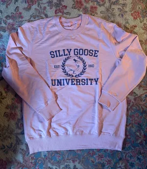 Pink cotton sweatshirt Size M thumbnail 1