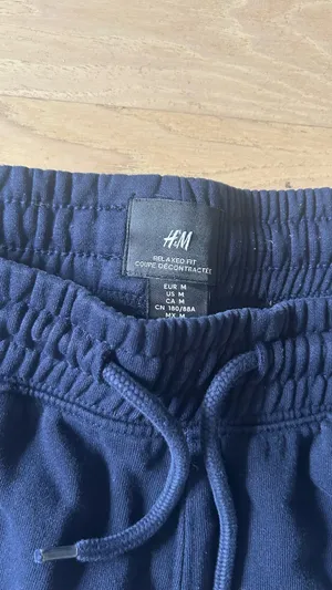 H&M Navy Blue Jogger Sweatpants thumbnail 2