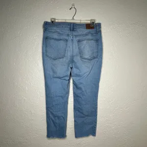 Madewell The Perfect Vintage‎ Jean Light Wash Raw Hem Denim NB068 Womens 32P thumbnail 2