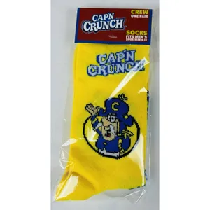 New Breakfast Cereal Crew Socks Women's Size 6-12 Novelty Funny Lot of 4 thumbnail 3
