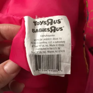 Vintage Toys R Us Love Peace Tote Bag Great Traveling Overnight Gym School Work thumbnail 5