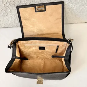 Kate Spade Crossbody Handbag Leather Tote Black Satchel Shoulder Bag thumbnail 7