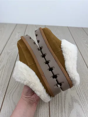 Koolaburra by UGG Women's Tizzey Platform Slip-on Cozy Slipper US5 Chestnut $80 thumbnail 3