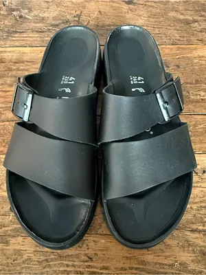 Papillio by Birkenstok Black Buckle Strap Sandals Size 41/10.5 thumbnail 1