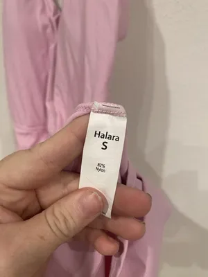 Halara Dress Womens Small Pink Halter Tank Fit Flare Mini Athletic Activewear thumbnail 3