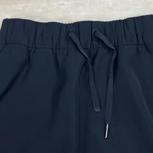 Lululemon On the Fly Skirt BlackWoven Drawstring Travel Casual Mini Skirt Size 4 thumbnail 4