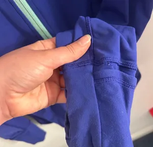 Lululemon Ivivva blue zip up athletic jacket thumbnail 7