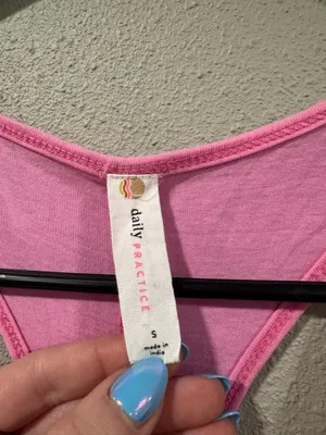 Daily Practice Anthropologie Bubble- Hem Dress Pink thumbnail 6