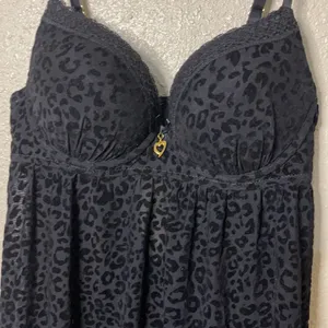 Thalia Sodi cheetah black babydoll thumbnail 4