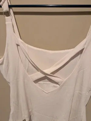 Frankly White Bodysuit Size 2X thumbnail 11