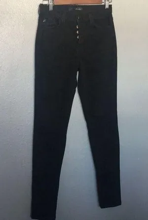 KanCan • Black Button Fly Skinny Jeans Size 27 thumbnail 1