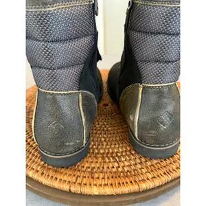 Columbia‎ Womens Lace Up Side Zip Combat Boots Black Grey Mixed Media Size 9.5 thumbnail 10