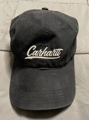 Carhartt Women's Canvas Script Graphic Cap (Black, One Size) thumbnail 1
