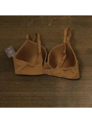 NWT Auden Womens Luxe Stretch Comfort Wire Demi Bra 94266710 Caramel Brown 38C thumbnail 3