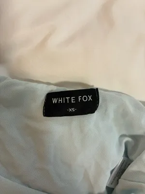 White fox By Candlelight Beaded Mini Dress Baby Blue thumbnail 2