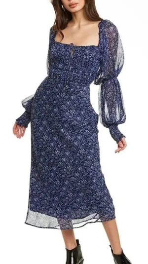 Free People Aglow Midi Dress Xsmall thumbnail 2