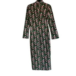 Nwot Zara Woman'S Paisley Printed Midi Dress Green/Multicolor Xs Bloggers Fave thumbnail 11