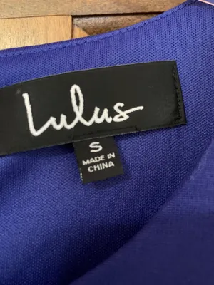 Lulus Blue Long sleeve Dress thumbnail 3