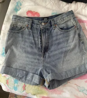 BDG Urban Outfitter High Waisted Jean Shorts thumbnail 1
