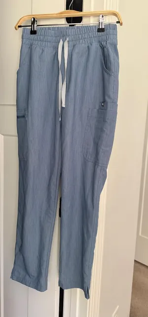 Figs Yola High-Rise Slim Scrub Pants blue Heather indigo‎ thumbnail 1