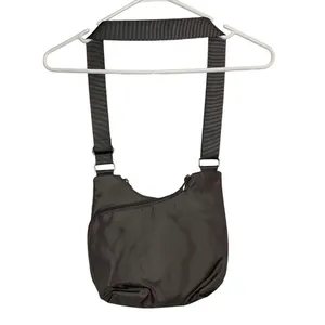 Baggallini Gray‎ Nylon Crossbody Zip Travel Purse Woman Cross Over Lightweight thumbnail 6