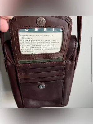Fossil Brown Leather Small Crossbody thumbnail 5