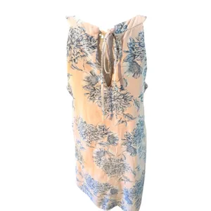 Le Lis Soft Pink with Blue and White Floral Pattern Summer Dress thumbnail 4
