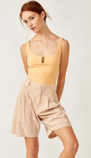 Free People Intimately Orange Bodysuit thumbnail 1