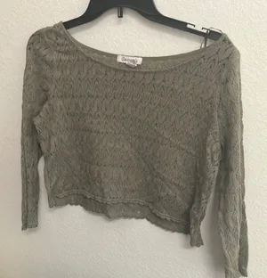 FINAL MARKDOWN Aeropostale open work crop top medium thumbnail 1