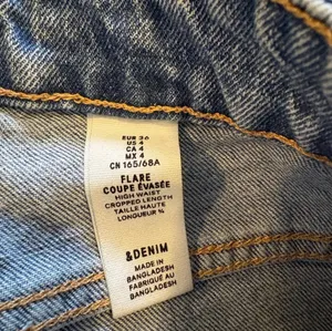 H&M Blue Flare & Wide Leg Jeans thumbnail 6