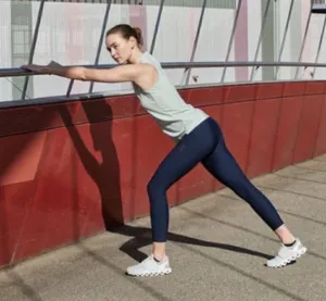 NWT On Cloud Running Active Tights Blue Leggings Pants thumbnail 1