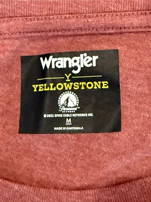 Wrangler x Yellowstone Ranch Hand Cropped Graphic Tee – Size M thumbnail 5