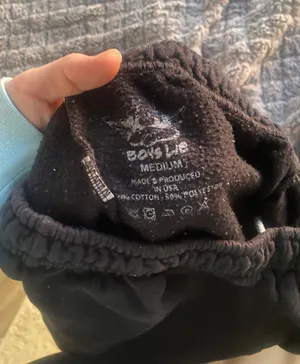 Black Capri Read Me Sweatpants thumbnail 5