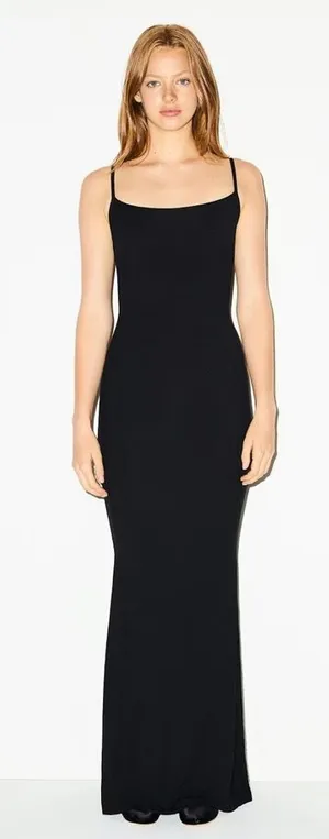 SKIMS Black Dress Long Slip thumbnail 1