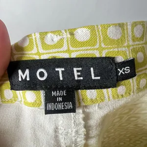 Motel Rocks Flare Trousers‎ Sz XS Green Geometric Retro Pants Vintage Inspired thumbnail 4