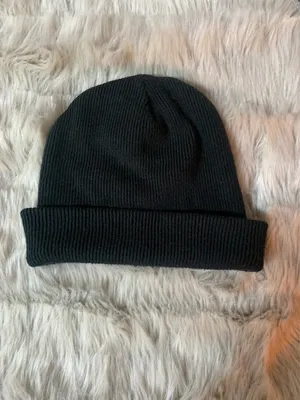 Carhartt Black Knit Cuffed Beanie thumbnail 2