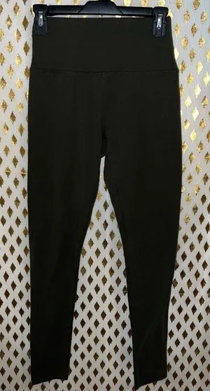 Aerie offline leggings OG legging hi rise long inseam dark olive green size M thumbnail 1