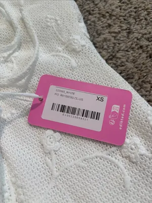 Edikted Shayla Ruffled Textured Mini Dress size CS NWT thumbnail 4