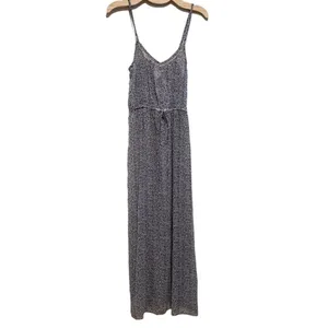Anthropologie STARING AT STARS SHEER DITZY PRINT MAXI STRAPLESS DRESS S thumbnail 2