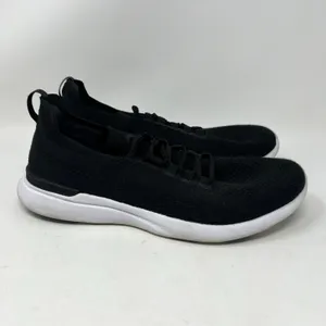APL Techloom Breeze Sneakers Womens 8 Running Shoes Lace Up Black White Athletic thumbnail 3