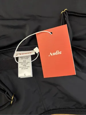 Andie The Amalfi Maternity One Piece Swimsuit Black NEW thumbnail 5